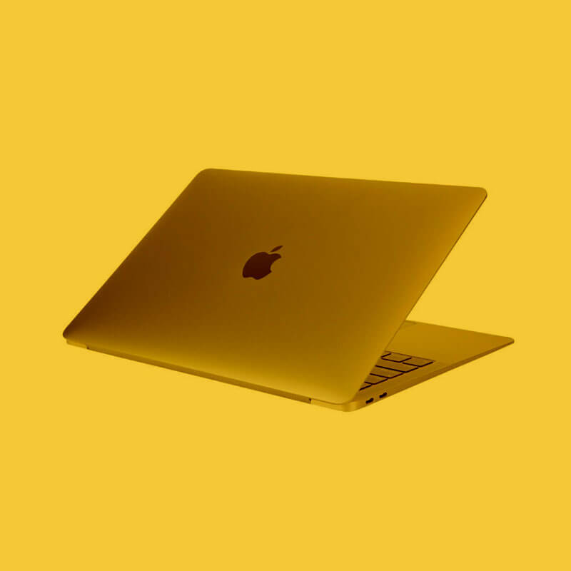 MacBook Air - the Mac where HustleBooks was born